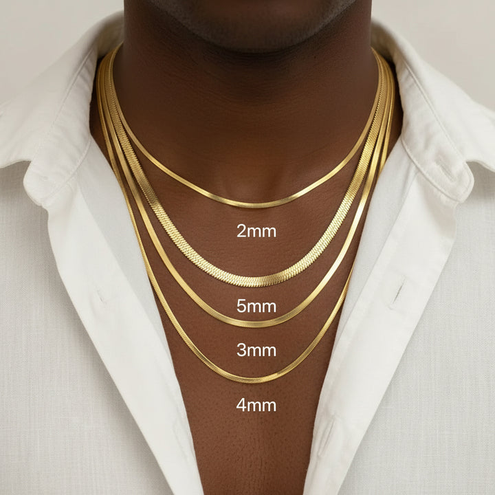 Ketting Snake - Verrijk je outfit met dit glanzende detail