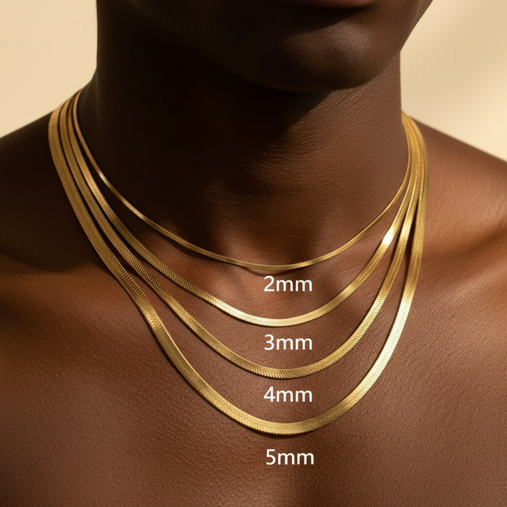 Ketting Snake - Verrijk je outfit met dit glanzende detail