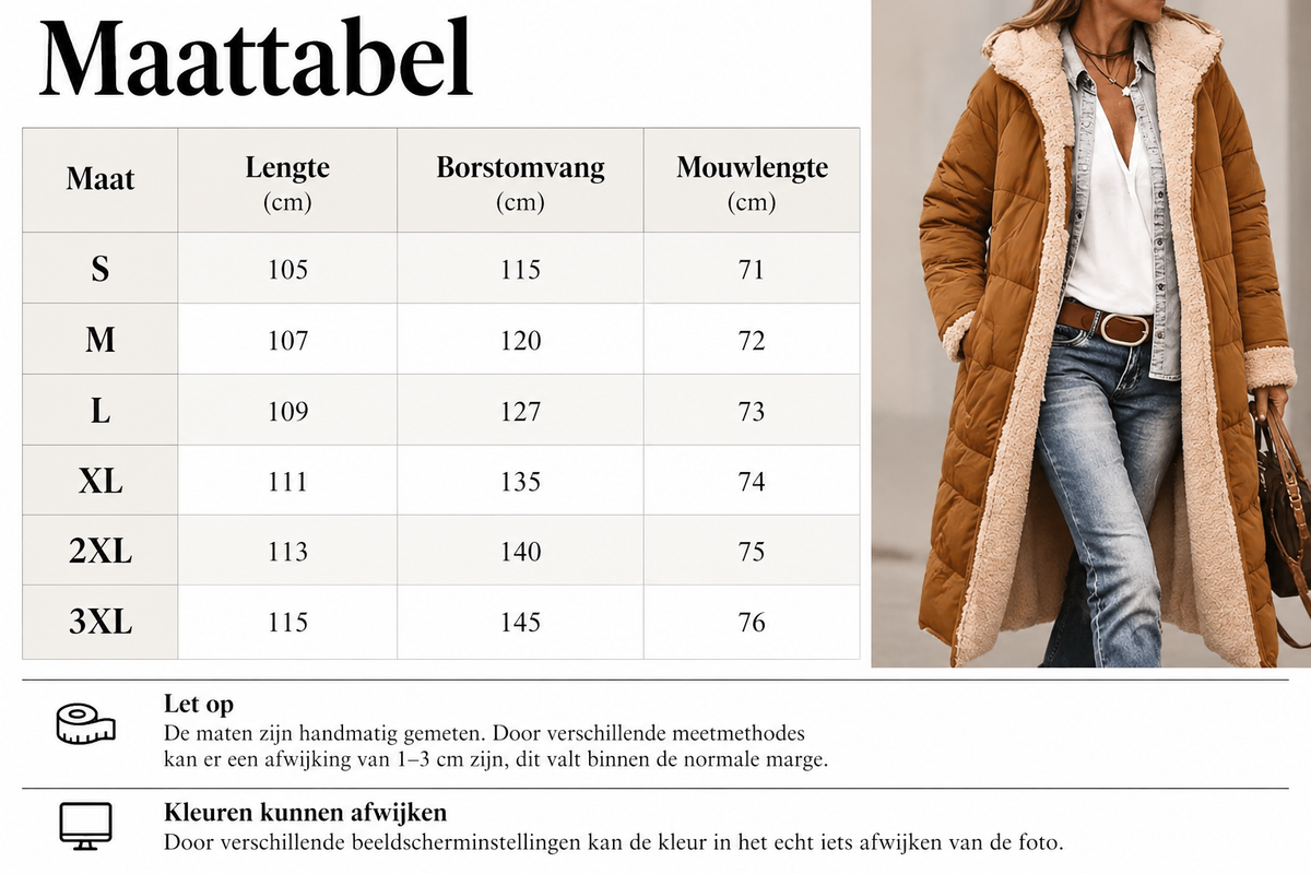 Jas Novelle - Warme elegantie voor koude dagen