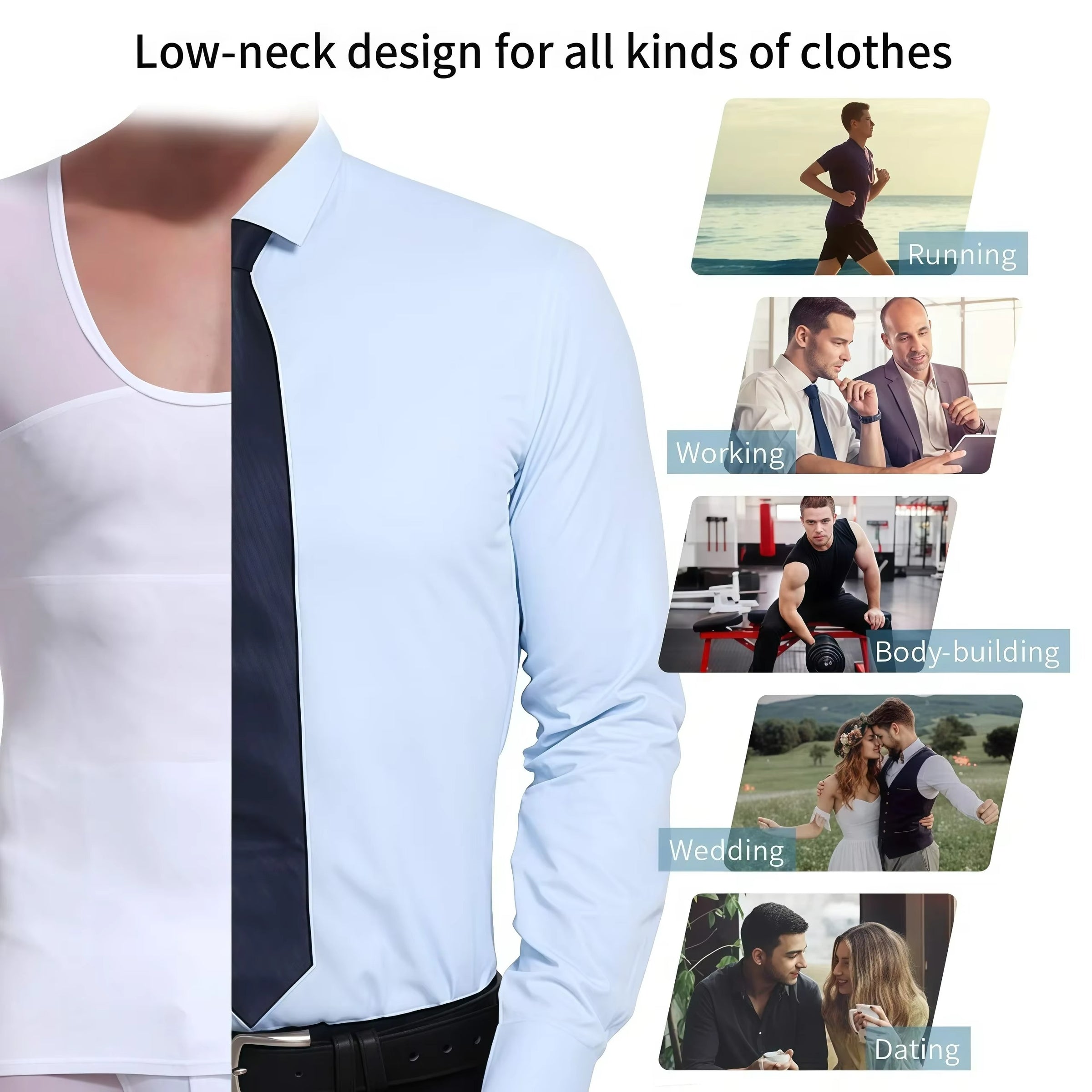 Naadloos Shape Shirt - Geef je zelfvertrouwen en training een boost
