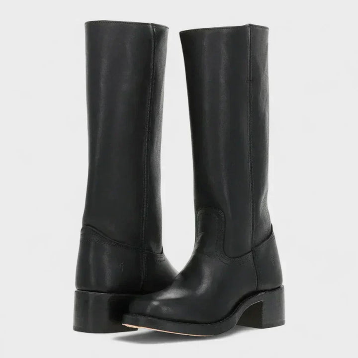 Marivellea - Retro Leren Laarzen voor Dames