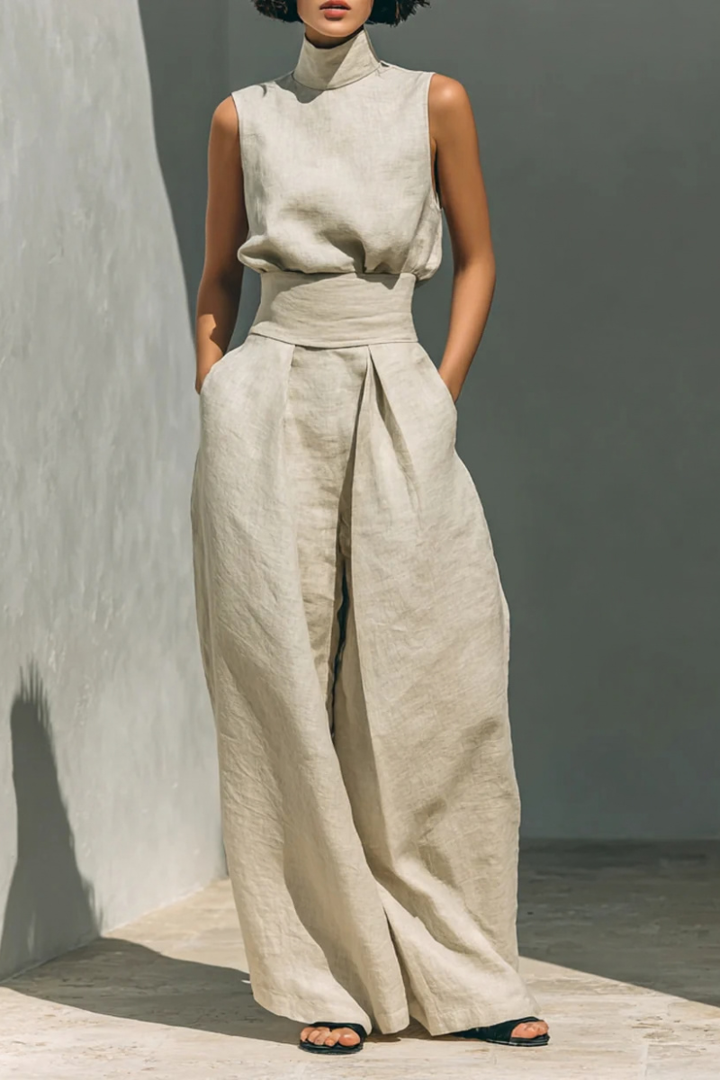 Pantalon Set Zenya - Luxe tweedelige set met haute couture uitstraling