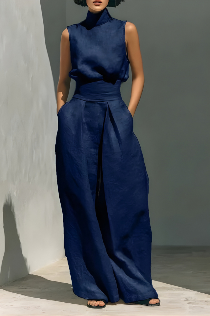 Pantalon Set Zenya - Luxe tweedelige set met haute couture uitstraling