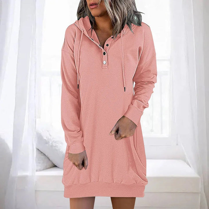 Laurien - Casual hoodie jurk