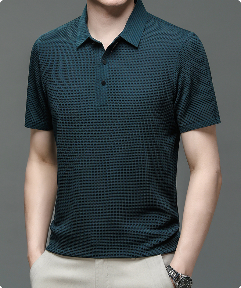 Poloshirt Sem - Verfijnde materialen voor een relaxte, luxe look