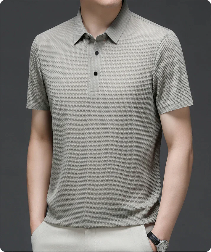 Poloshirt Sem - Verfijnde materialen voor een relaxte, luxe look