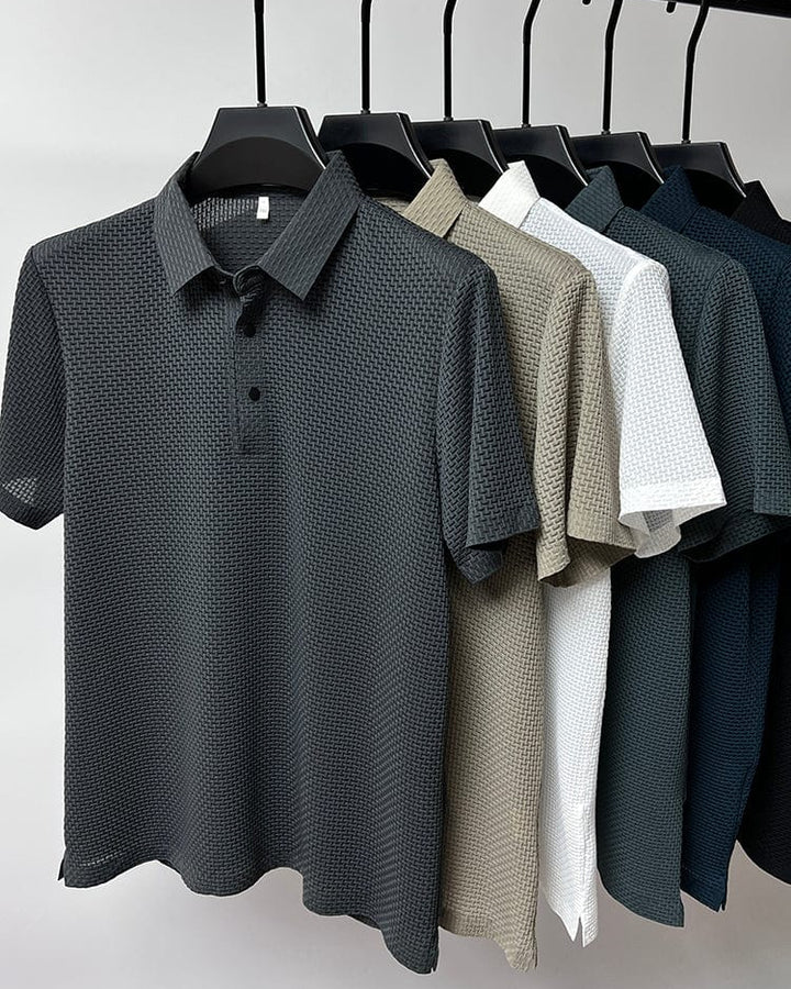 Poloshirt Sem - Verfijnde materialen voor een relaxte, luxe look