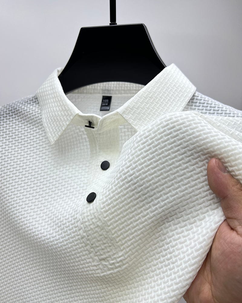 Poloshirt Sem - Verfijnde materialen voor een relaxte, luxe look