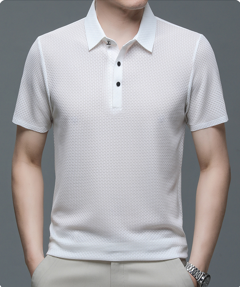 Poloshirt Sem - Verfijnde materialen voor een relaxte, luxe look