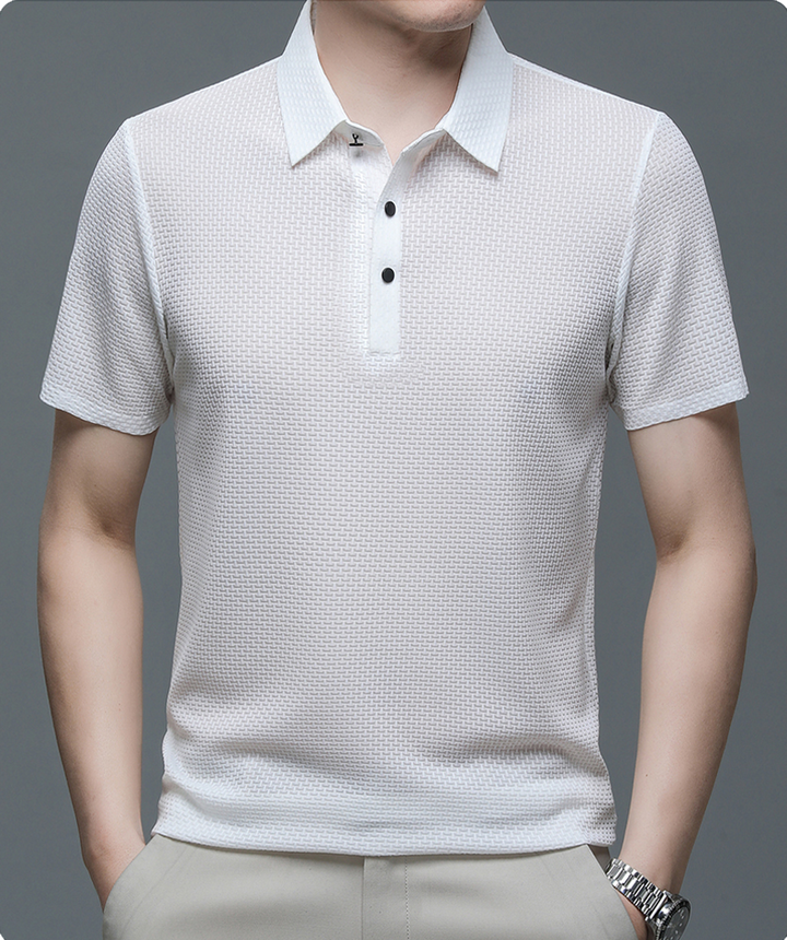 Poloshirt Sem - Verfijnde materialen voor een relaxte, luxe look