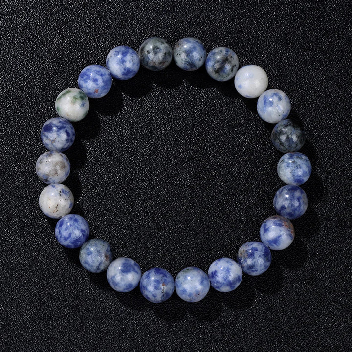 Pulsera Single Stone Sodalita Azul Claro