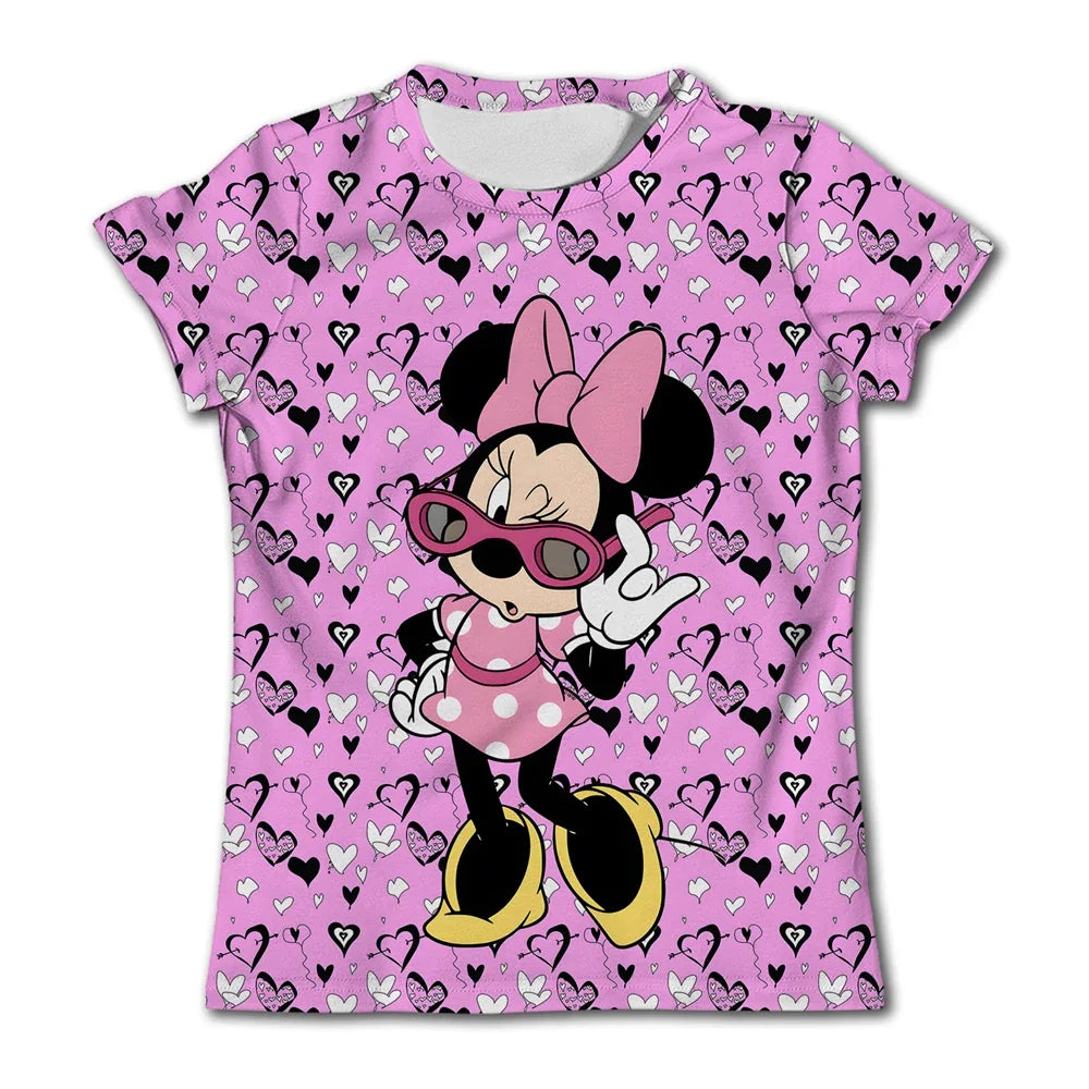 T-shirt Minnie/Micky Mouse