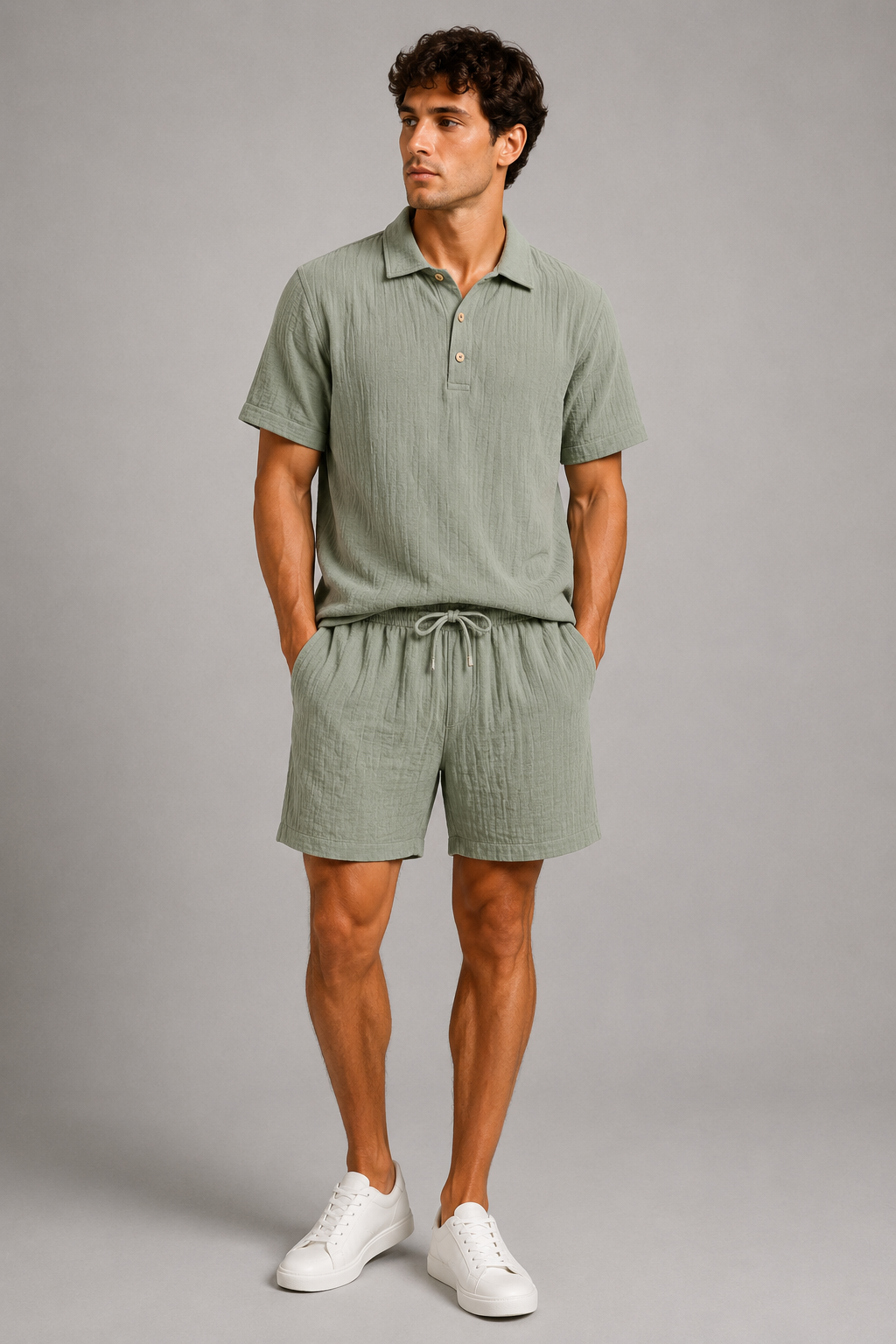 Set Eric - Voor mannen die moeiteloos comfort en stijl combineren op warme dagen