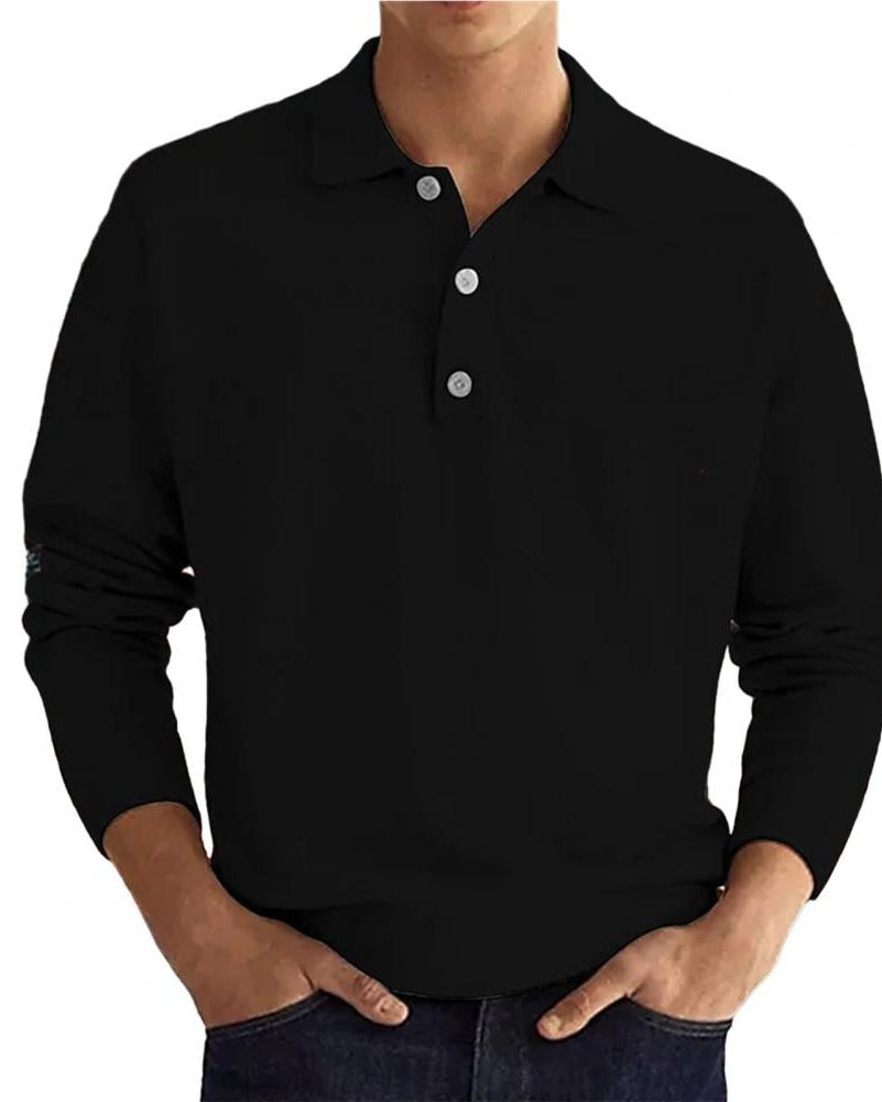 Sweater Mats - Exclusieve afwerking van een klassieke polosweater