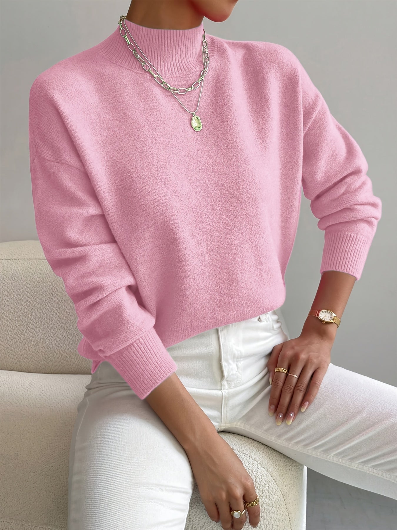 Sweater Nadia - Deze sweater vormt een krachtig silhouet voor je figuur