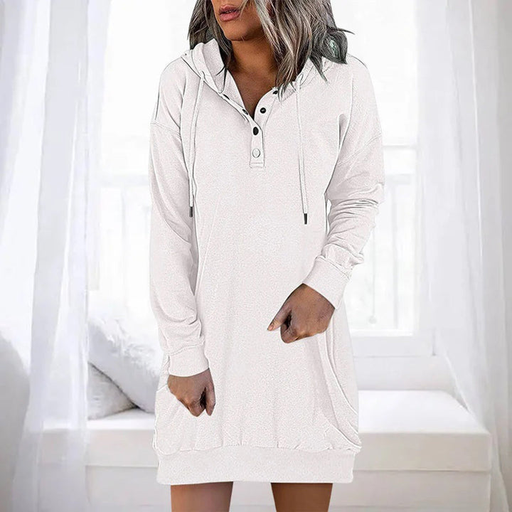 Laurien - Casual hoodie jurk