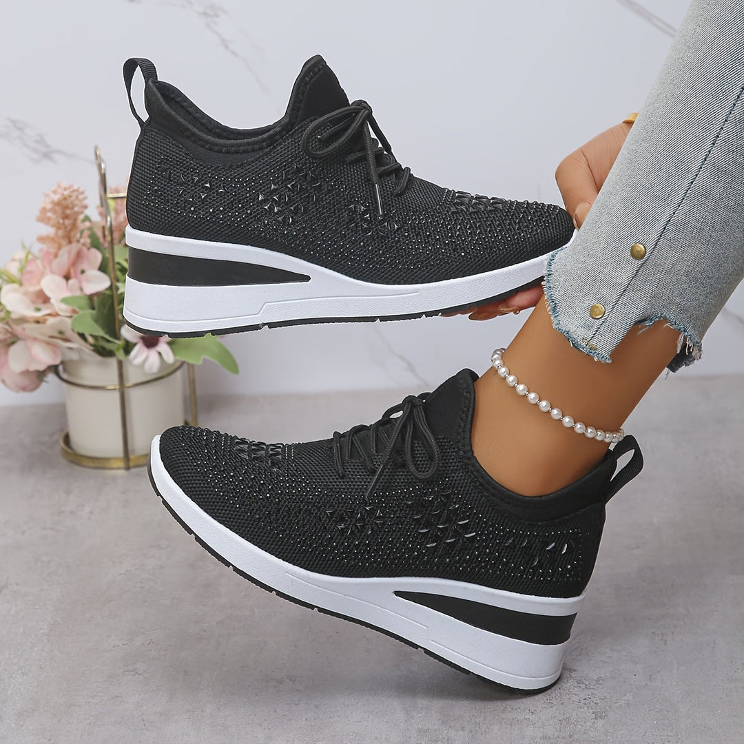 Lunelia - Ademende orthopedische sneakers van leer voor dames