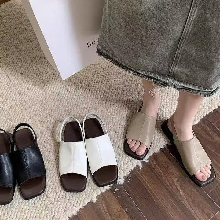 Blyzara - Open sandalen voor dames, elegant en comfortabel met een moderne lage hak