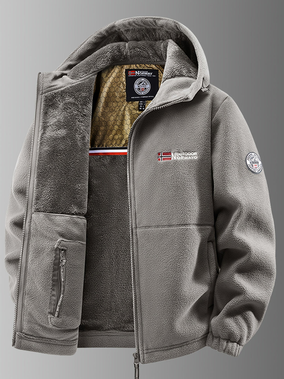 Oliver - Thermische Fleece Winterjas voor Mannen