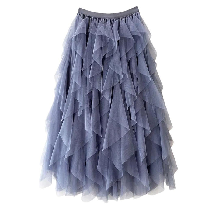 Orlisse - Vrouwelijke Flared Rok met Hoge Elastische Taille