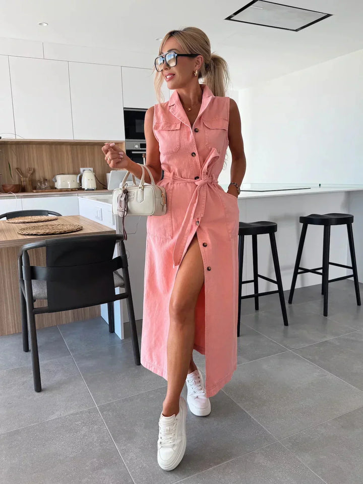 Katarina | Maxi Denim Jurk