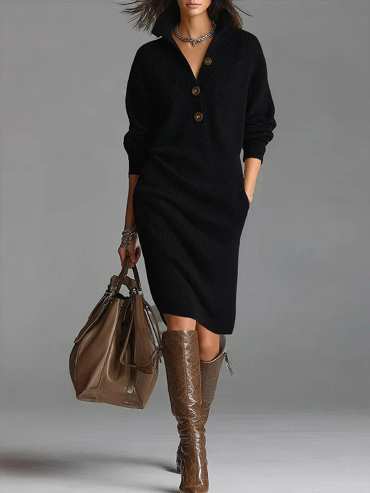 Janice | Elegante trui-jurk
