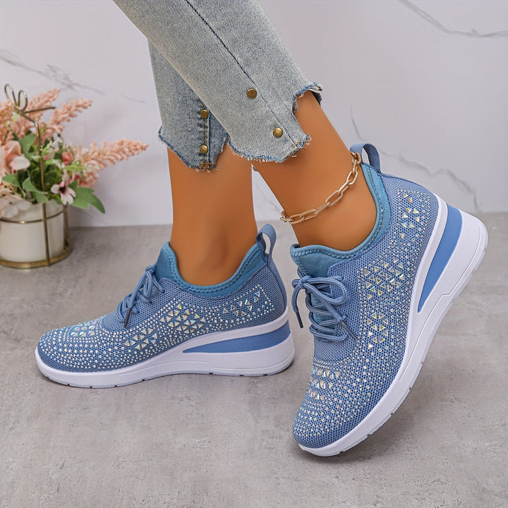 Lunelia - Ademende orthopedische sneakers van leer voor dames