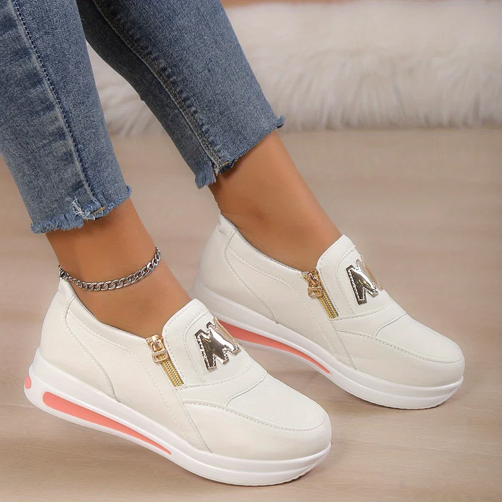 Nella - Comfortabele Orthopedische Schoenen met Casual Slip-on Platform voor Vrouwen