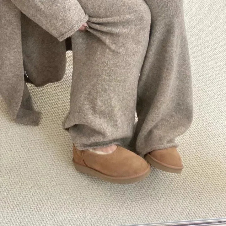 Berthe - Zachte en Warme Schoenen van Nep Bont voor Vrouwen