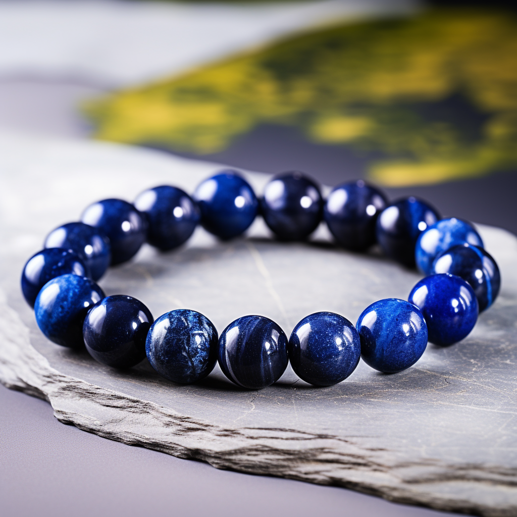 Pulsera Single Stone Sodalita Azul