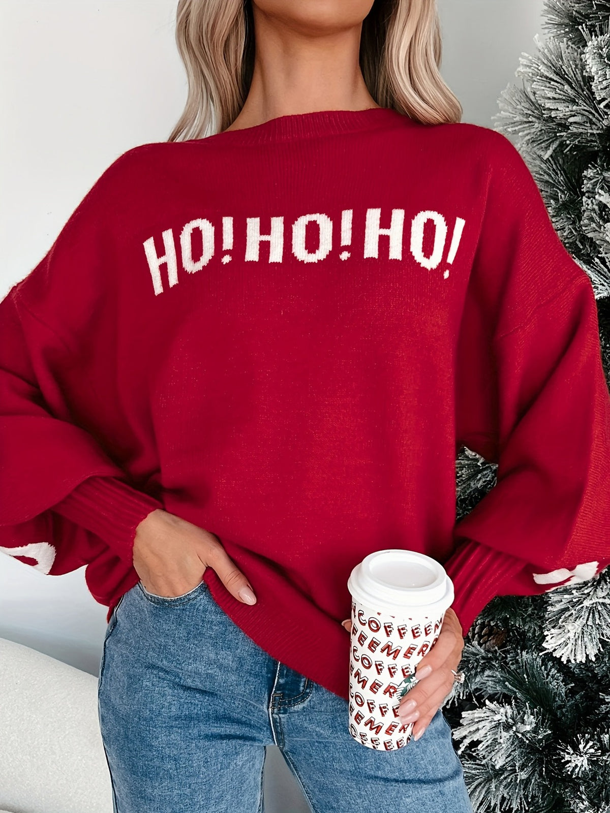 Sweater Noelle - De Nonchalante Feestdagen-Look: Oversized Kersttrui met Karakter