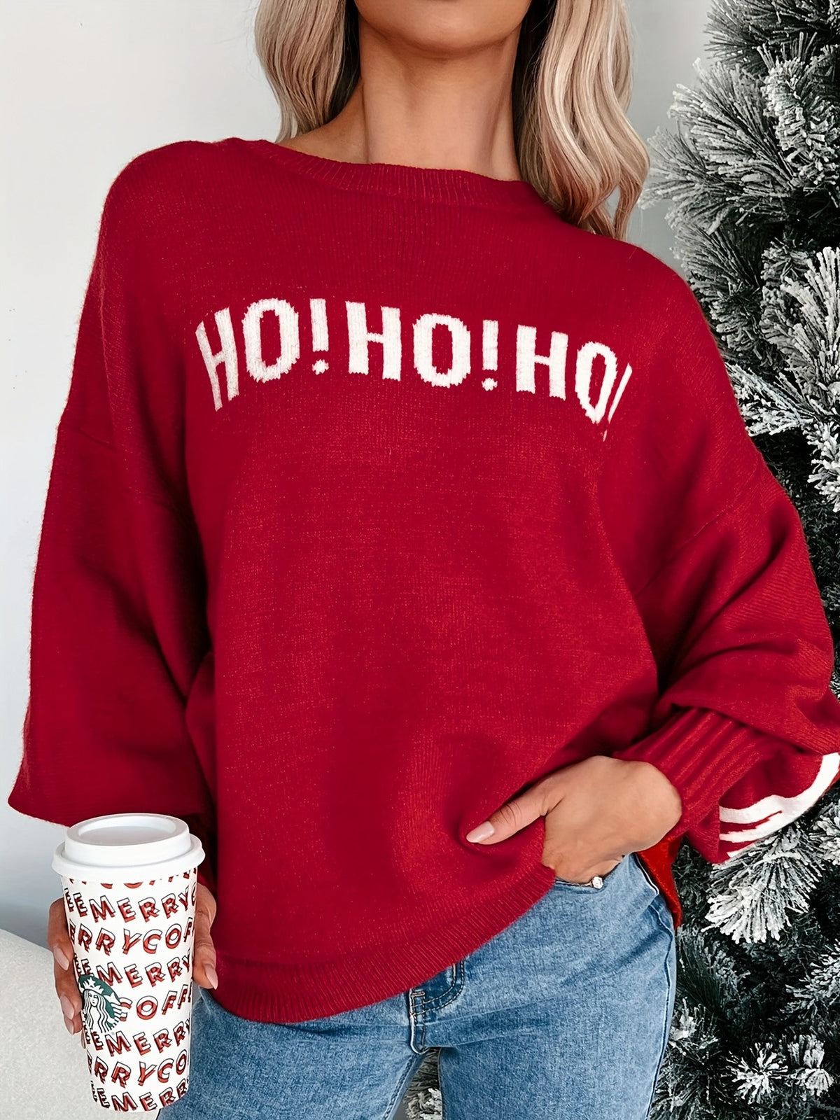 Sweater Noelle - De Nonchalante Feestdagen-Look: Oversized Kersttrui met Karakter