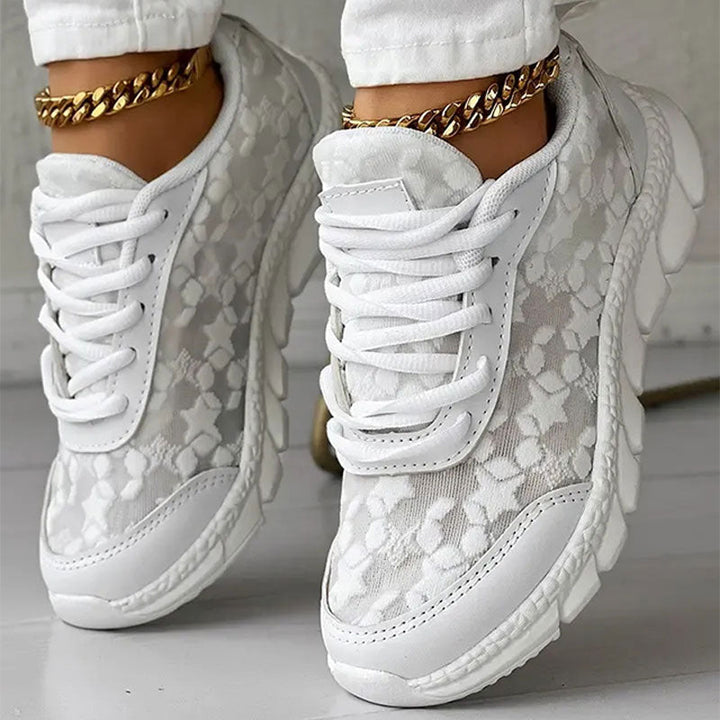 Nola - Comfortabele witte sneakers