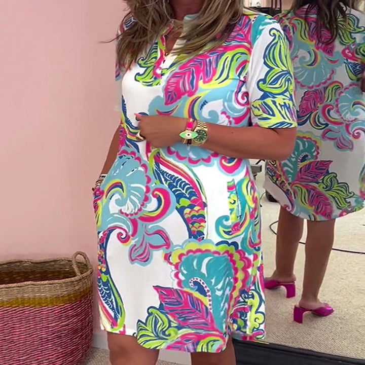 Gianna - Zomerjurk met prachtige print
