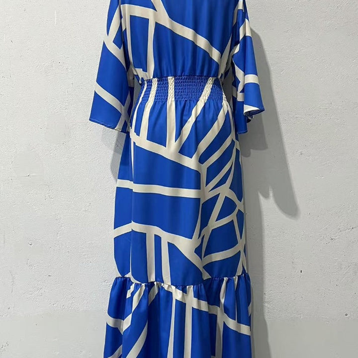 Silvia - Elegante jurk met een prachtige print