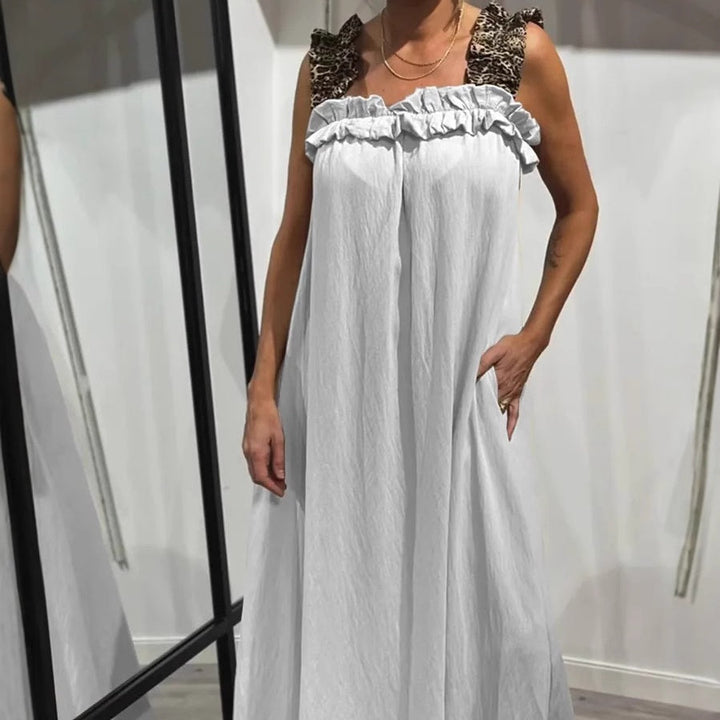 Pascaline - Mouwloze casual jurk met zakken