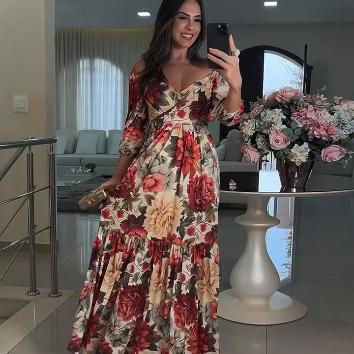 Paulina - Chique bloemenjurk