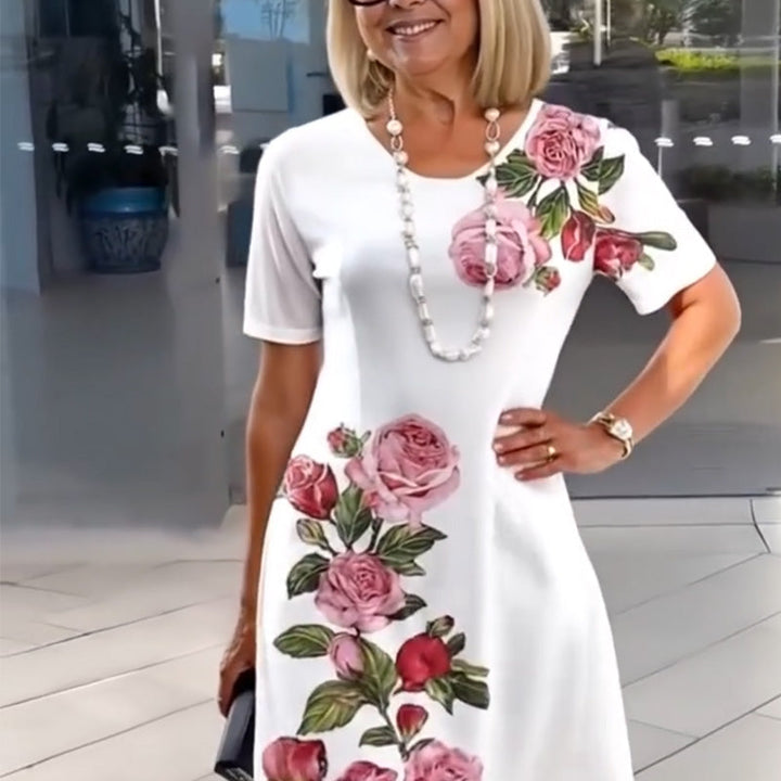 Josina - Zomerjurk met bloemenprint