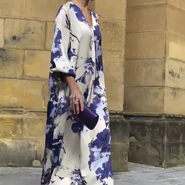 Ariadne - Elegante Lila Maxi Dress