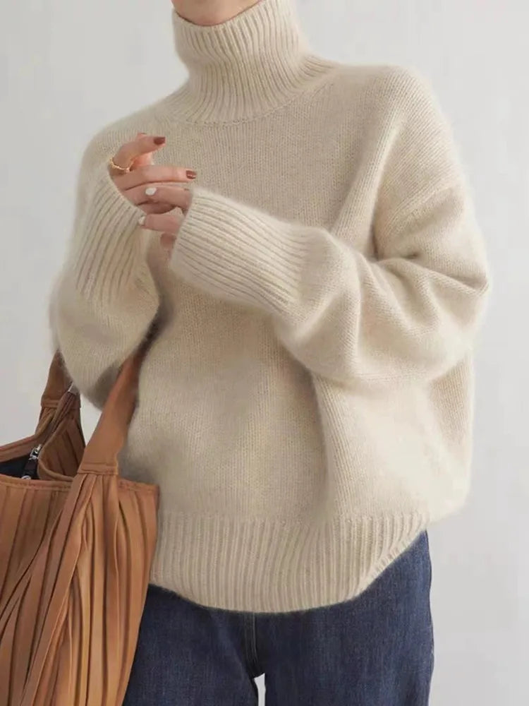Sweater Jade - Oversized coltrui voor stijlvolle koude dagen