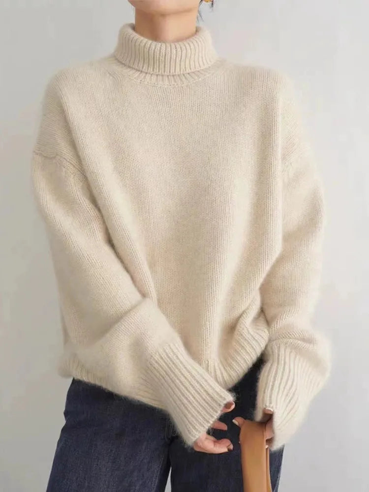 Sweater Jade - Oversized coltrui voor stijlvolle koude dagen