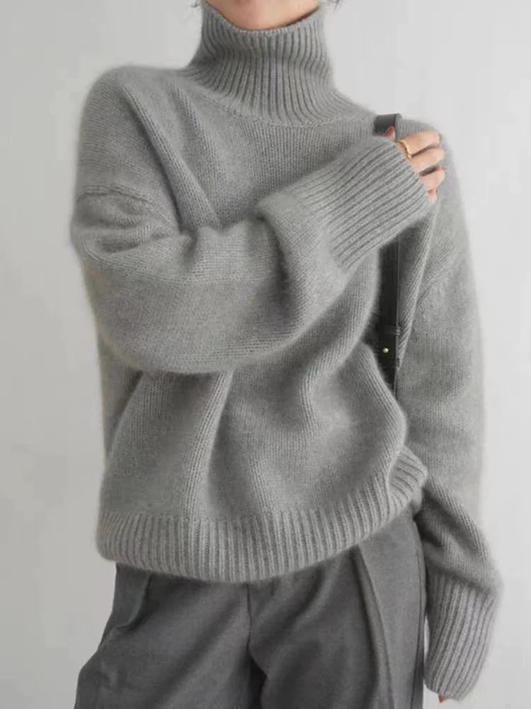 Sweater Jade - Oversized coltrui voor stijlvolle koude dagen