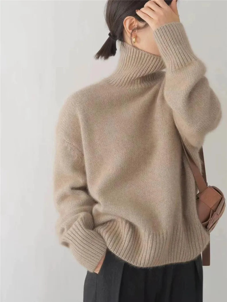 Sweater Jade - Oversized coltrui voor stijlvolle koude dagen