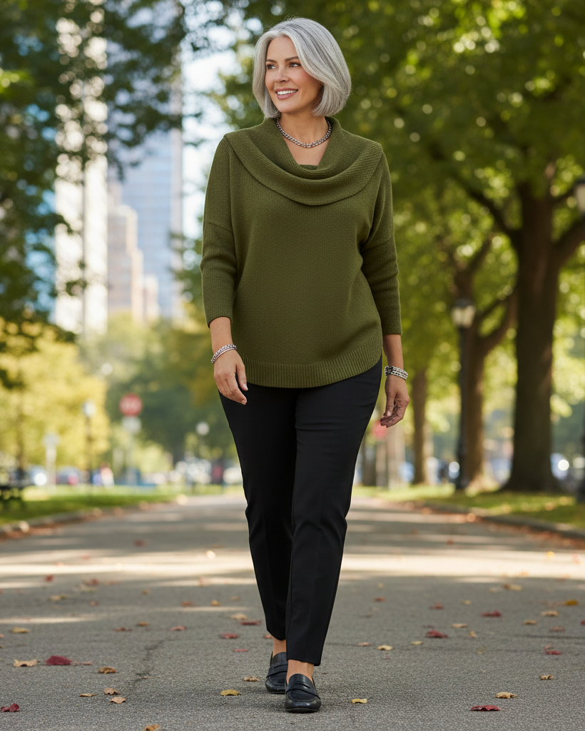 Sweater Joy - Van casual everyday tot een vrouwelijke offshoulder look