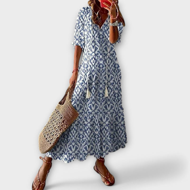 Helga | Elegante maxi-jurk