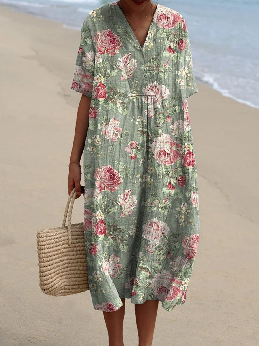 Lina | Vintage Bloemenjurk