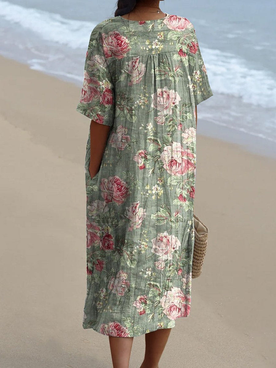 Lina | Vintage Bloemenjurk