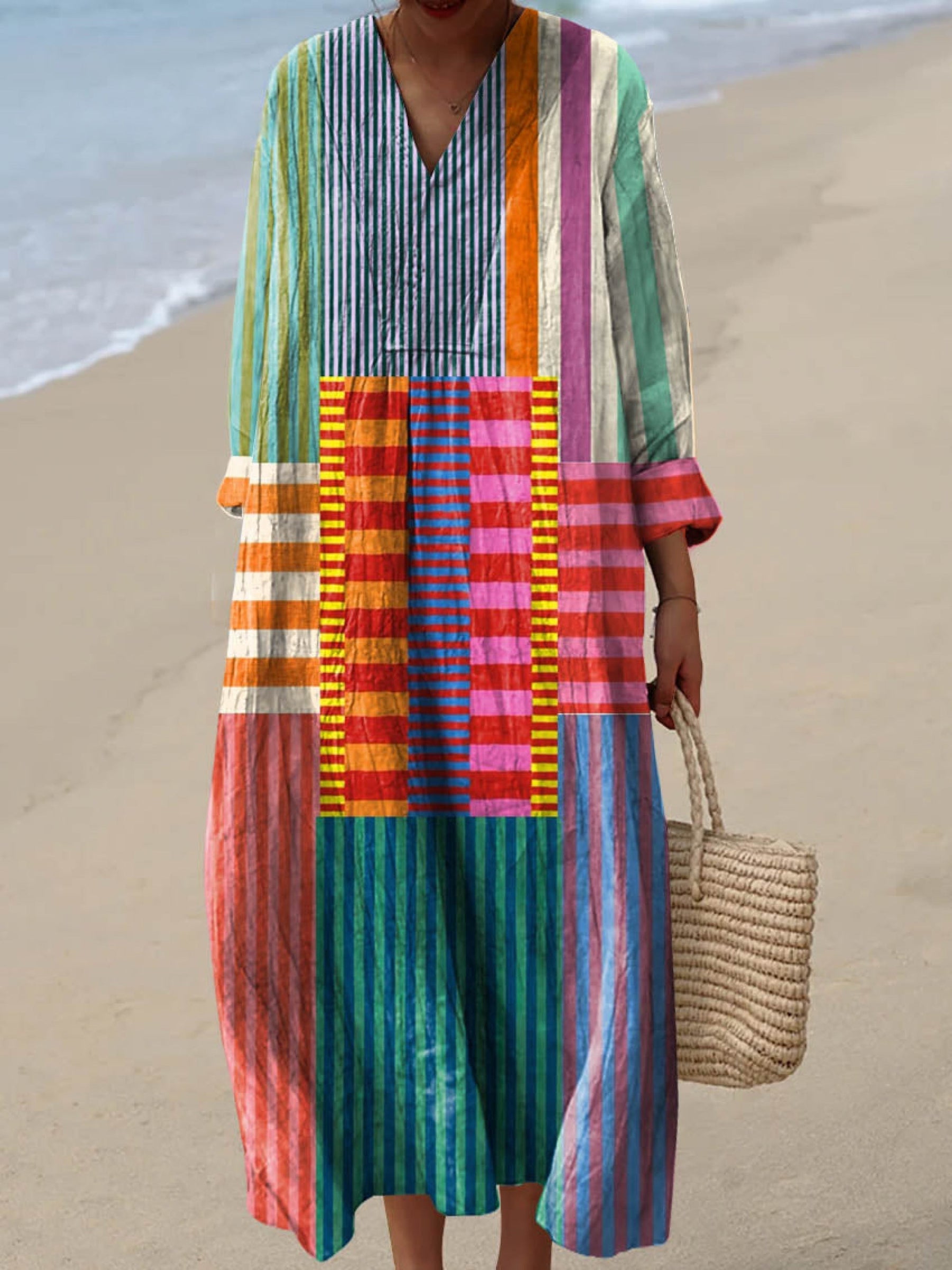 Lobke | Vintage Kleur Jurk